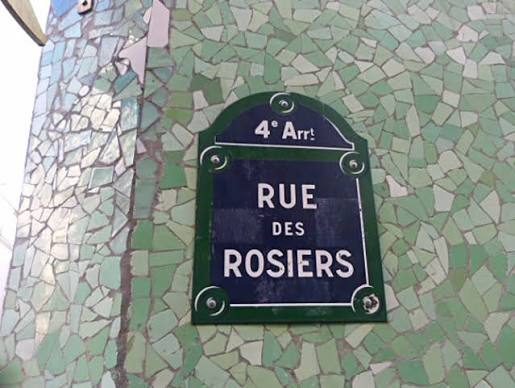 La rue des Rosiers, dans le 4e arrondissement de Paris.