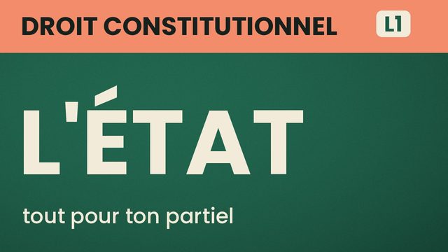 Miniature : L'État en droit constitutionnel : le cours complet
