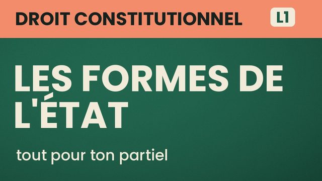 Miniature : État unitaire, fédéral, confédération : le cours complet