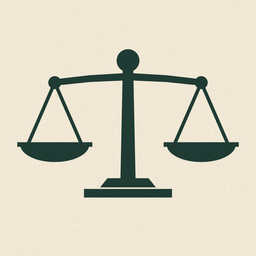 Logo Droit au Tableau : une balance de la justice